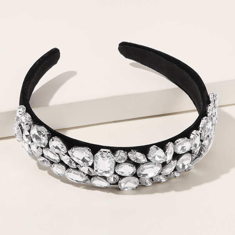 

Rhinestone Decor Headband, Silver