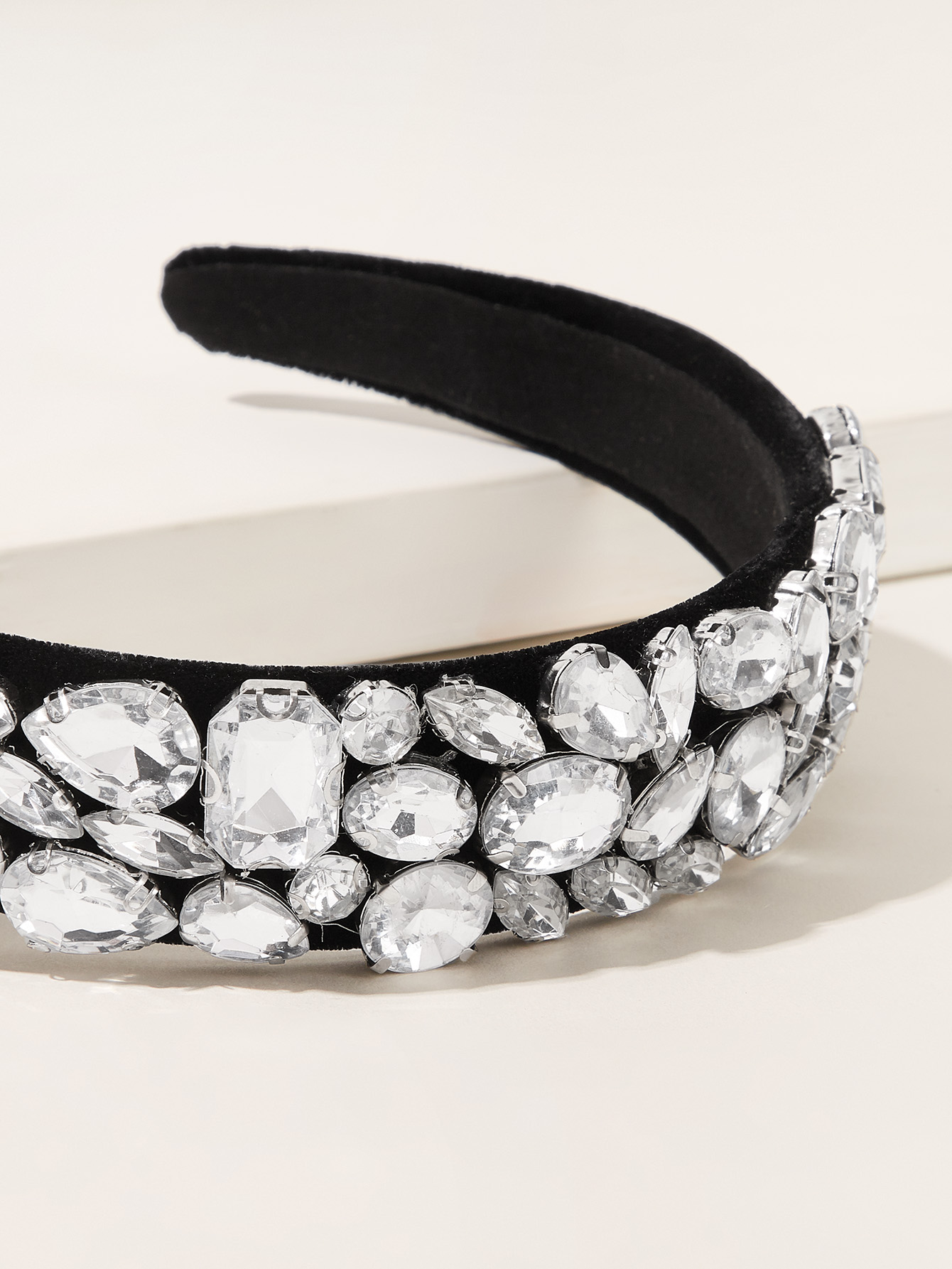 Rhinestone Decor Headband SHEIN USA