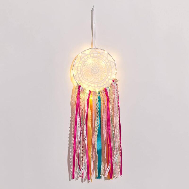 

2 In 1 Dream Catcher & Subtle String Light, Multicolor