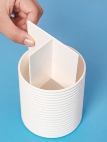 Desktop Cylinder Pencil Holder 1pc - Multicolor - View 8