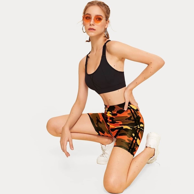 

Cut-out Back Sports Bra, Black