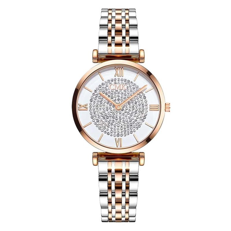 

Rhinestone Dial Bracelet Watch