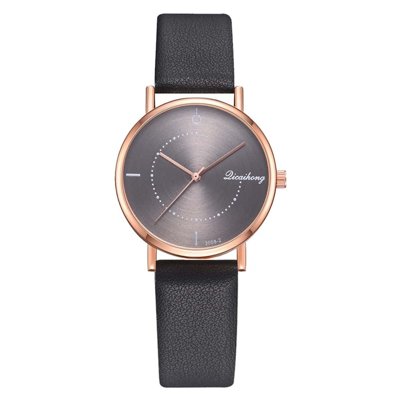 

Minimalist Round Dial Strap Watch