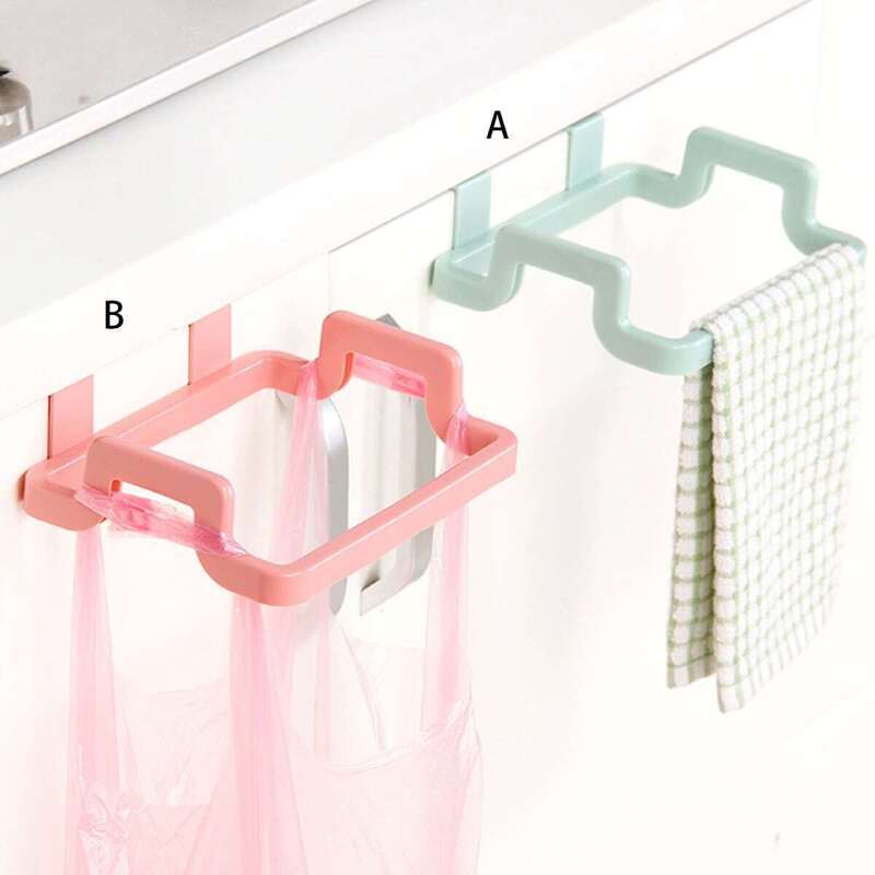 

Cupboard Hanging Garbage Bag Rack 1pc, Multicolor