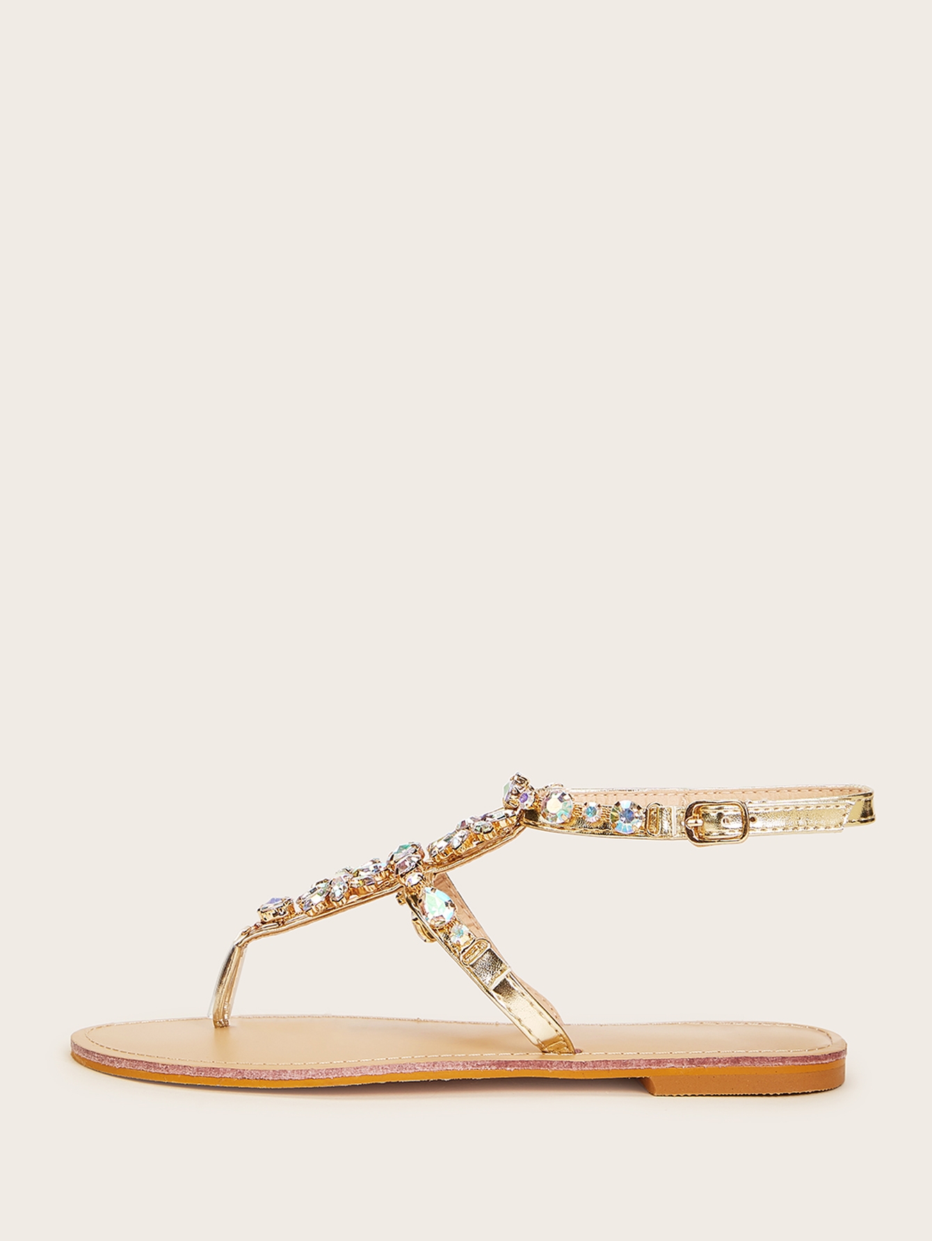 Sandalias chancletas con diseño de joya | Mode de Mujer | SHEIN España