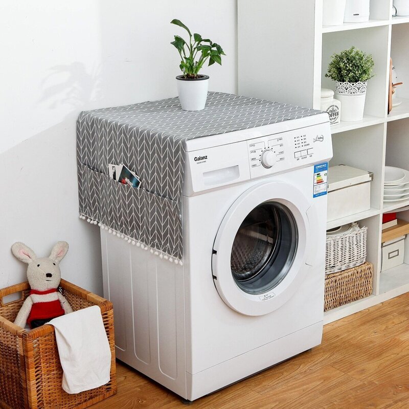

Geometric Pattern Washing Machine Dust Cover, Multicolor