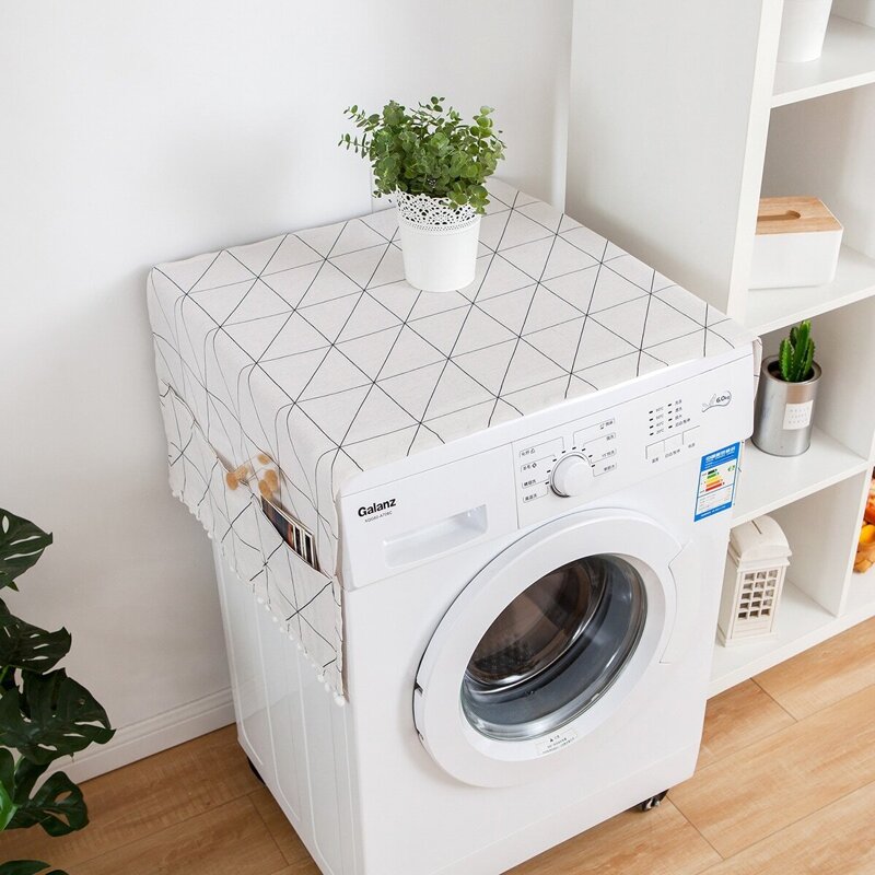 

Geometric Pattern Washing Machine Dust Cover, Multicolor