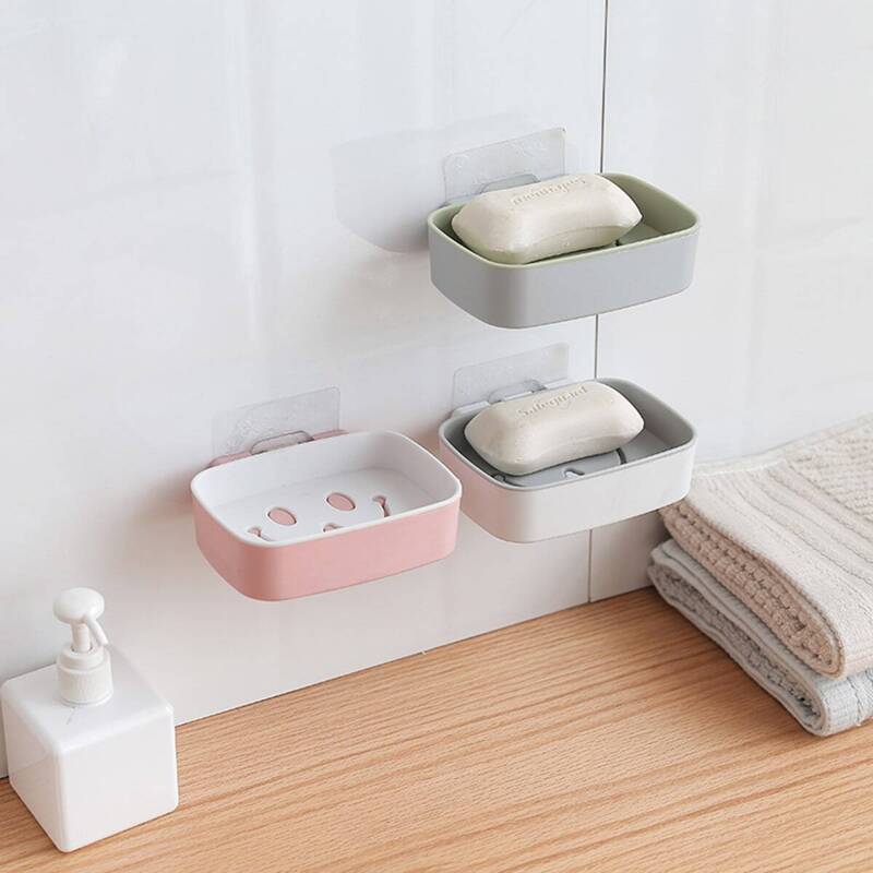 

Wall Mount Soap Storage Rack 1pc, Multicolor