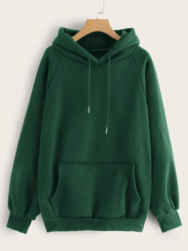 Drawstring raglan sleeve hoodie Outlet
