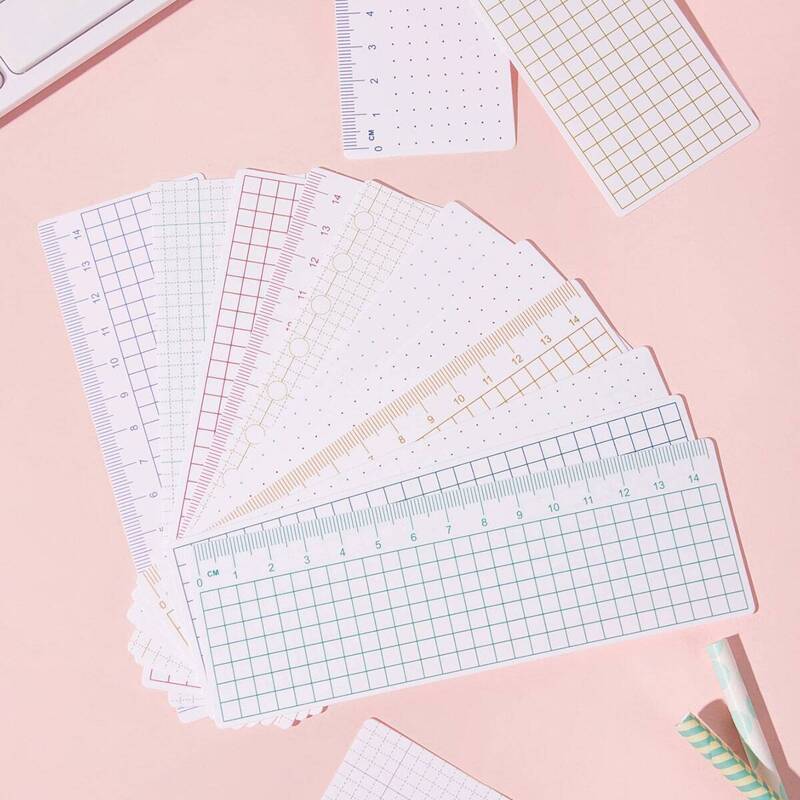 

Multi-purpose Basic Bookmark Ruler Set 15pcs