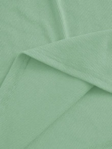 SHEIN 露肩扭結上衣 - 薄荷綠 - 查看 5