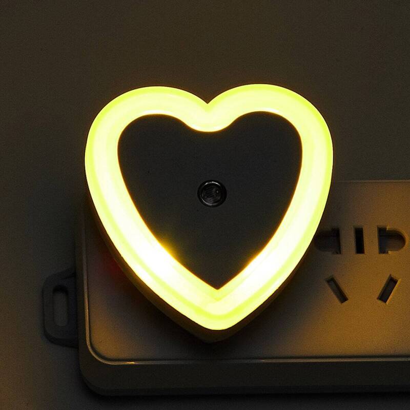 

Heart Design Night Light, Yellow