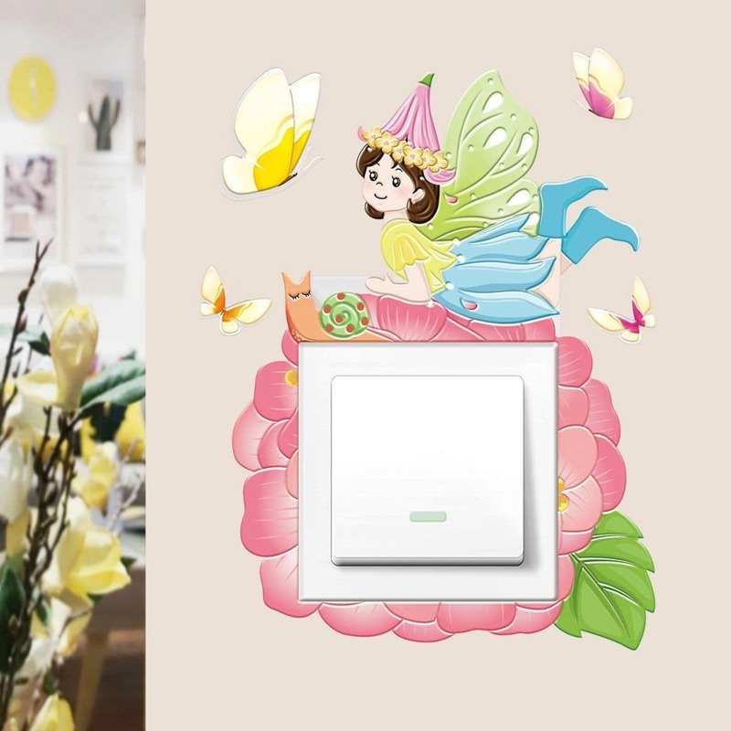 

Butterfly Elf Print Switch Sticker