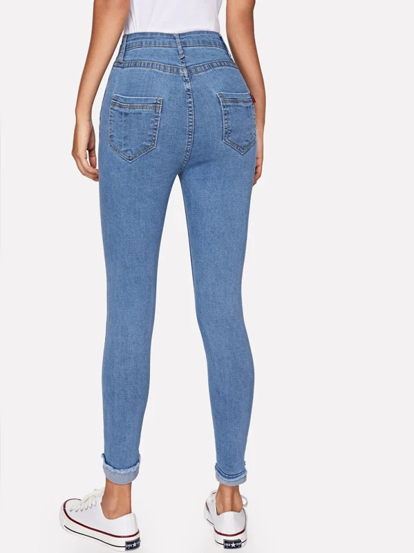 skinny roll up jeans
