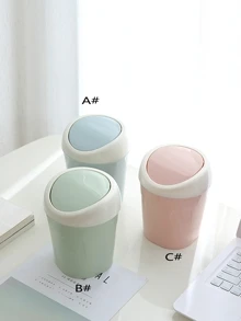 Desktop Mini Trash Storage Bin 1pc - Multicolor - View 2