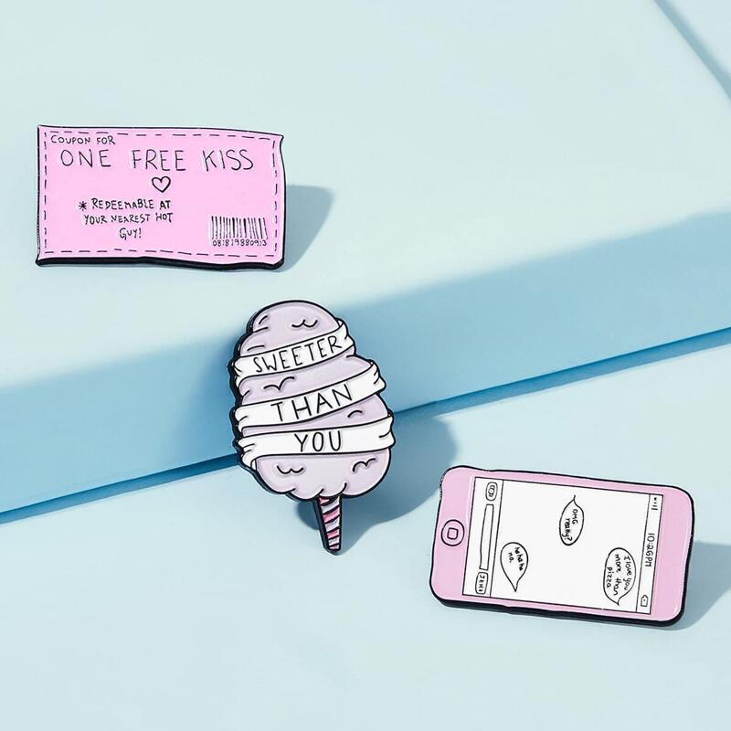 

Cartoon Design Brooch 3pcs, Multicolor