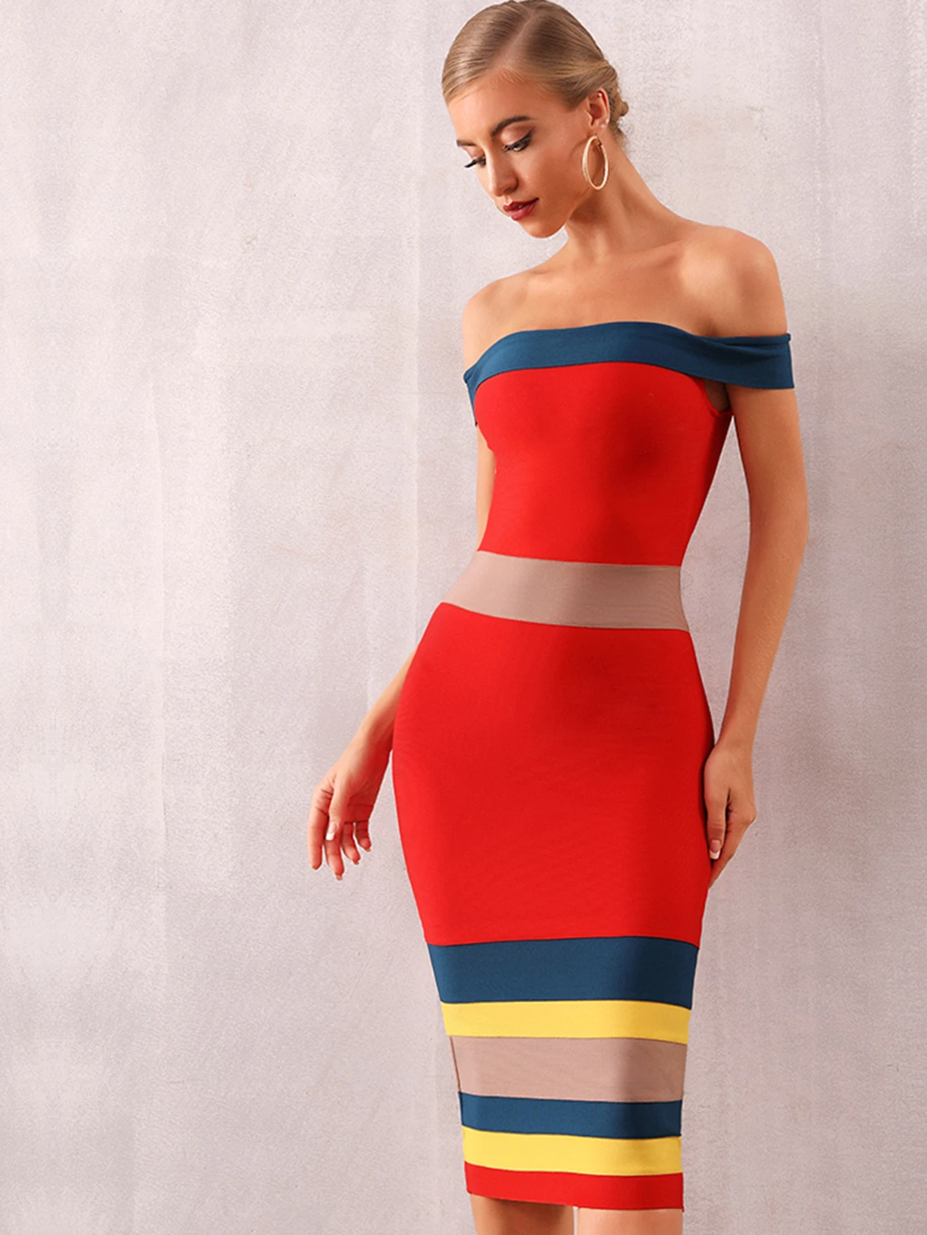 shein bandage dress