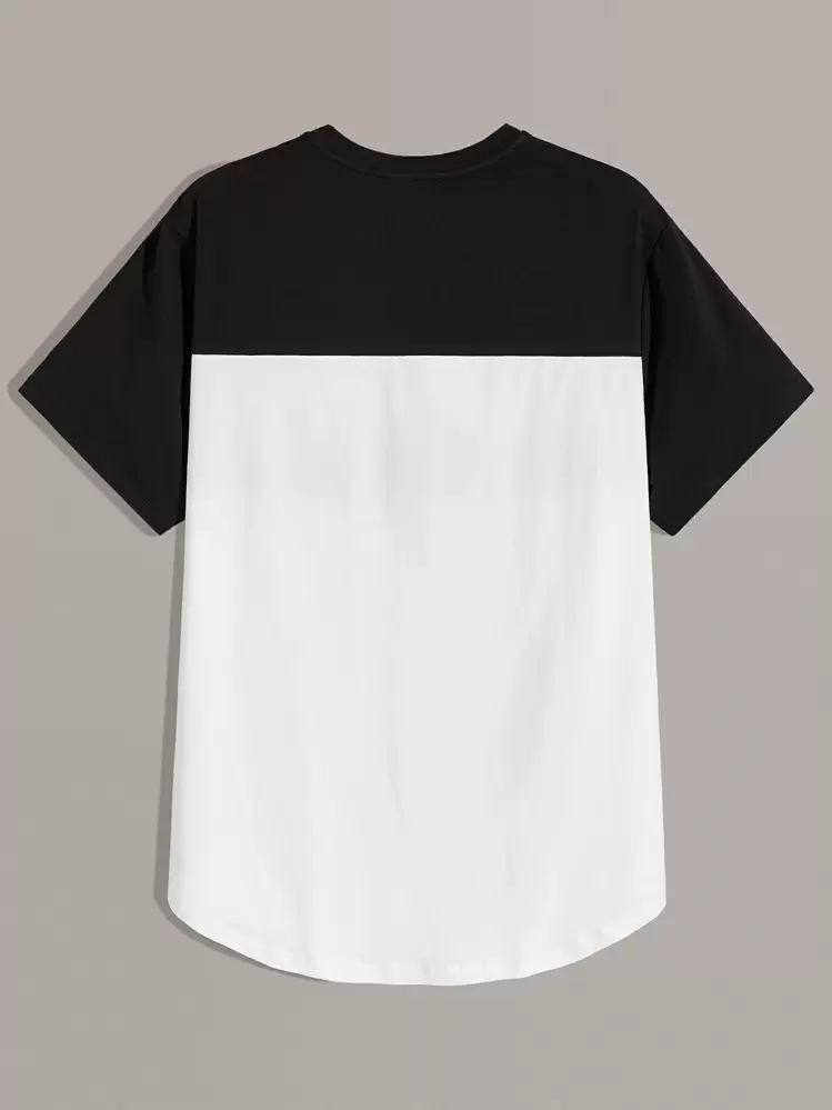 T-shirt bloco de cores - Multicolorido - Visão 2