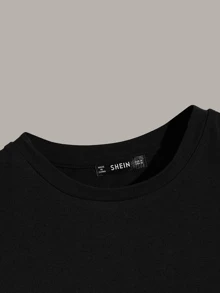 Manfinity Men Marled Panel Colorblock Tee - Multicolor - View 4