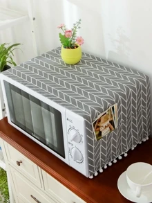 1/2 pièces Chiffon multi-fonctionnel anti-poussière, convient pour machine à laver, table de chevet, appareils électroménagers, décoration de la maison, toutes saisons, décoration de cuisine, articles ménagers, cadeau pour la fête des mères, décoration de chambre, jardin, décoration de cuisine, été, plage, accessoires de voyage, décoration de chambre, squishy, remise des diplômes - Gris - Voir 3