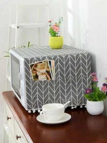 1/2 pièces Chiffon multi-fonctionnel anti-poussière, convient pour machine à laver, table de chevet, appareils électroménagers, décoration de la maison, toutes saisons, décoration de cuisine, articles ménagers, cadeau pour la fête des mères, décoration de chambre, jardin, décoration de cuisine, été, plage, accessoires de voyage, décoration de chambre, squishy, remise des diplômes - Gris - Voir 2