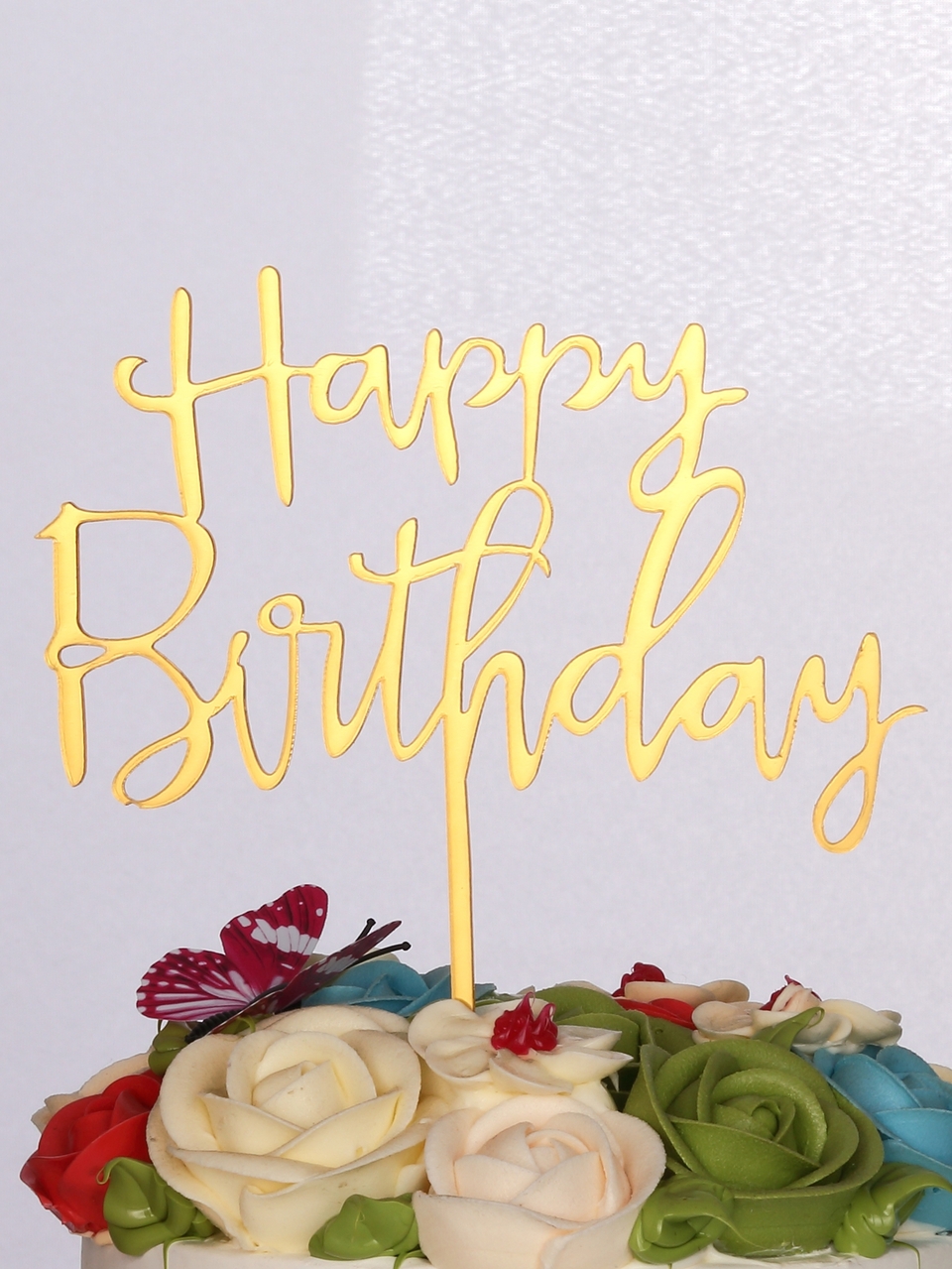 Decorative Birthday Cake Topper 1pc