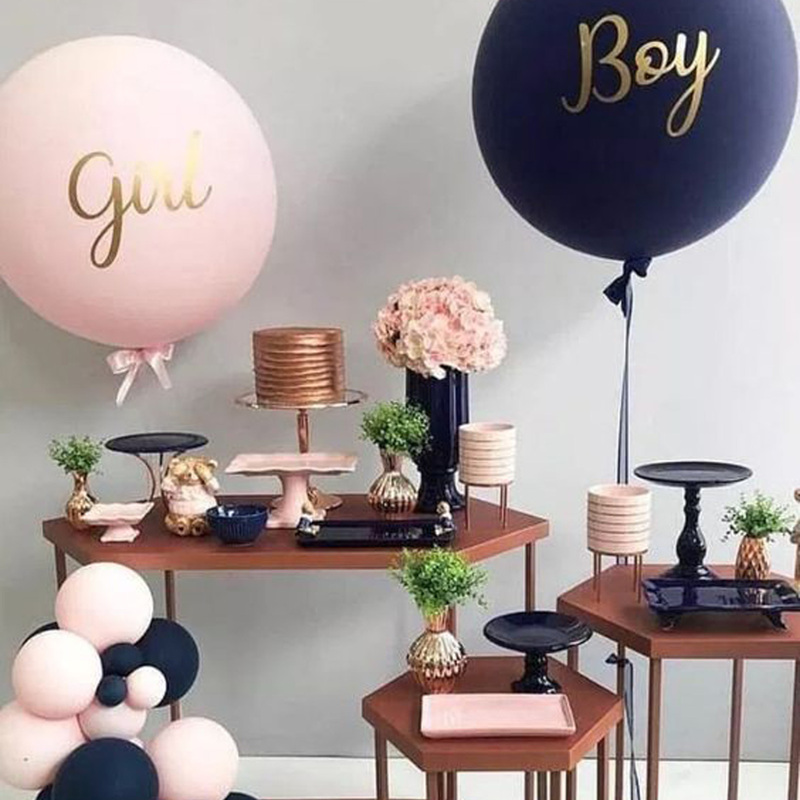 

Letter Print Decorative Balloon Set 21pcs, Multicolor