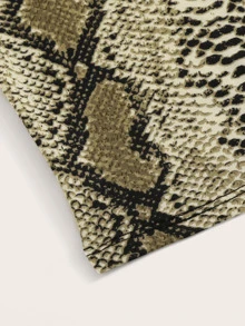 SHEIN Privé Snakeskin Print Cami Top - Multicolor - View 4