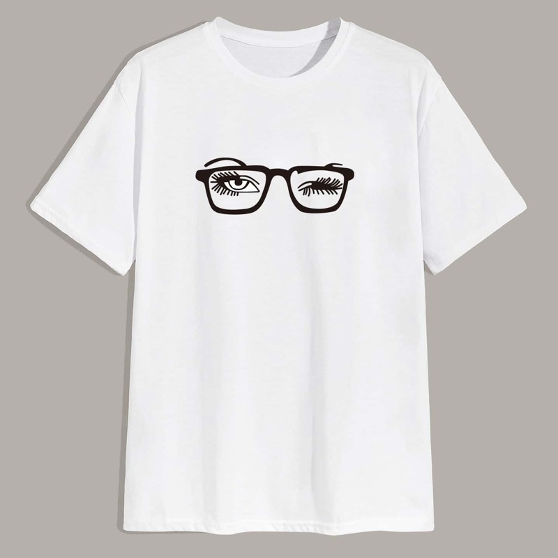 

Guys Cartoon Print Tee, White