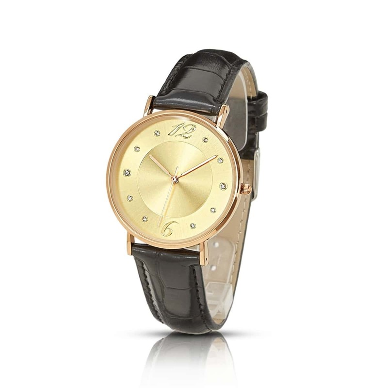 

PU Strap Waterproof Round Dial Quartz Watch