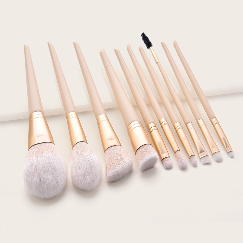 

Duo Brow Makeup Brush 10pcs, Multicolor