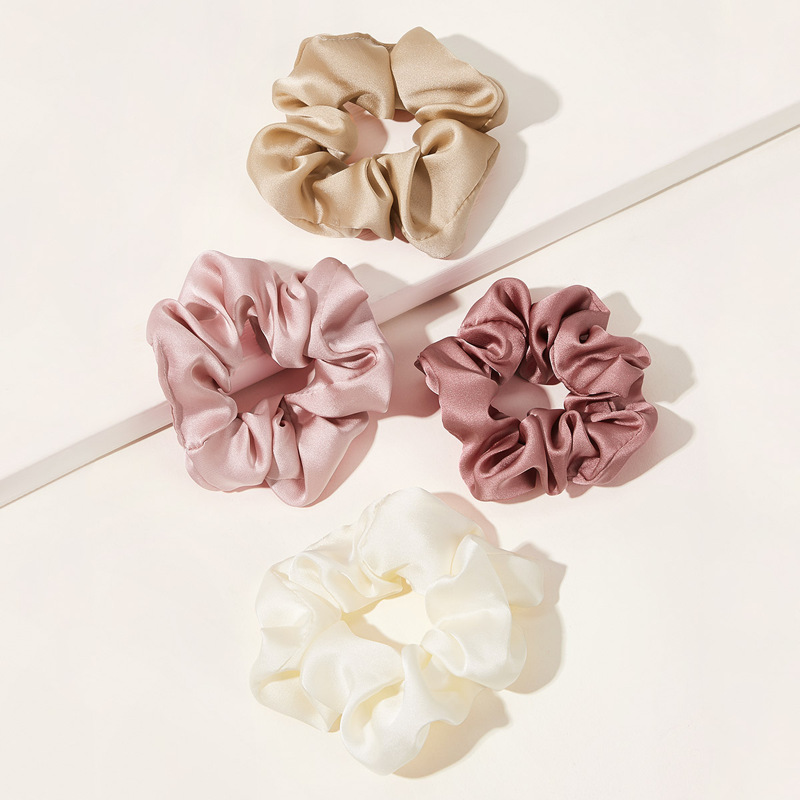 

Simple Scrunchie 4pcs, Multicolor