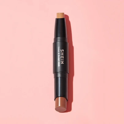 SHEGLAM Color & Sculpt Stick-Mocha & Champagne 2 In 1 Contour Dual Head Highly Pigmented Non-Fading Dual-Use Highlighter Contouring Brightening Pro Contour Contour & Bronzer Brand Beauty Makeup Face Paint Cosmetic For Women Girls Perfect For Spring Summer Ideal For Y2K Fancy Fashion Suitable For Birthday Mother'S Day Gift Rave Party Ready Best Color