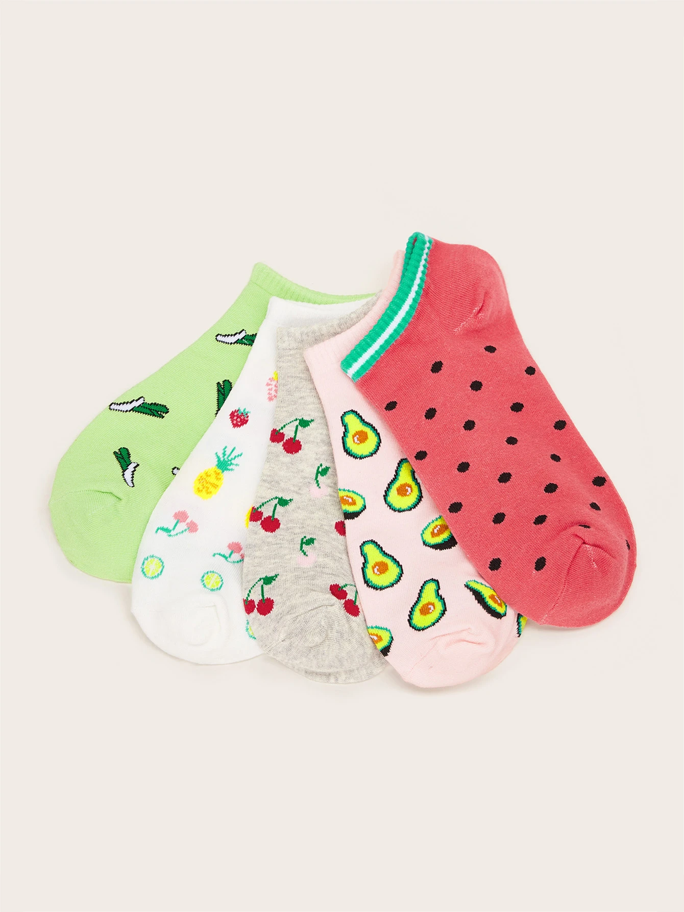 avocado trainer socks