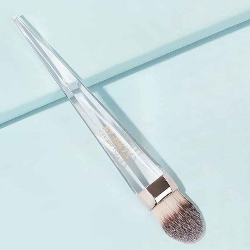 

Transparent Handle Foundation Brush 1pc, Multicolor