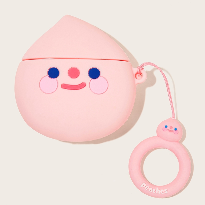 

Peach Shaped Airpods Box Protector