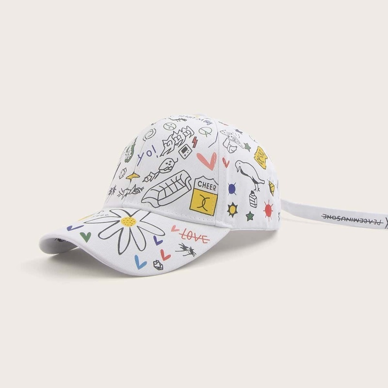 

Guys Mix Pattern Baseball Cap, Multicolor
