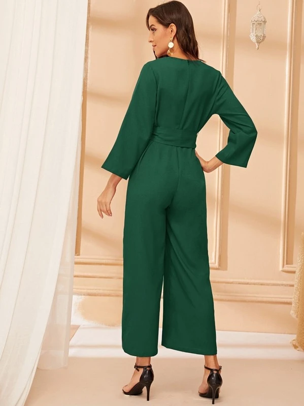 Bloggers Elegant PAJAMA BELTED BLAZER JACKET Kimono Cardigan Women Palazzo Pants