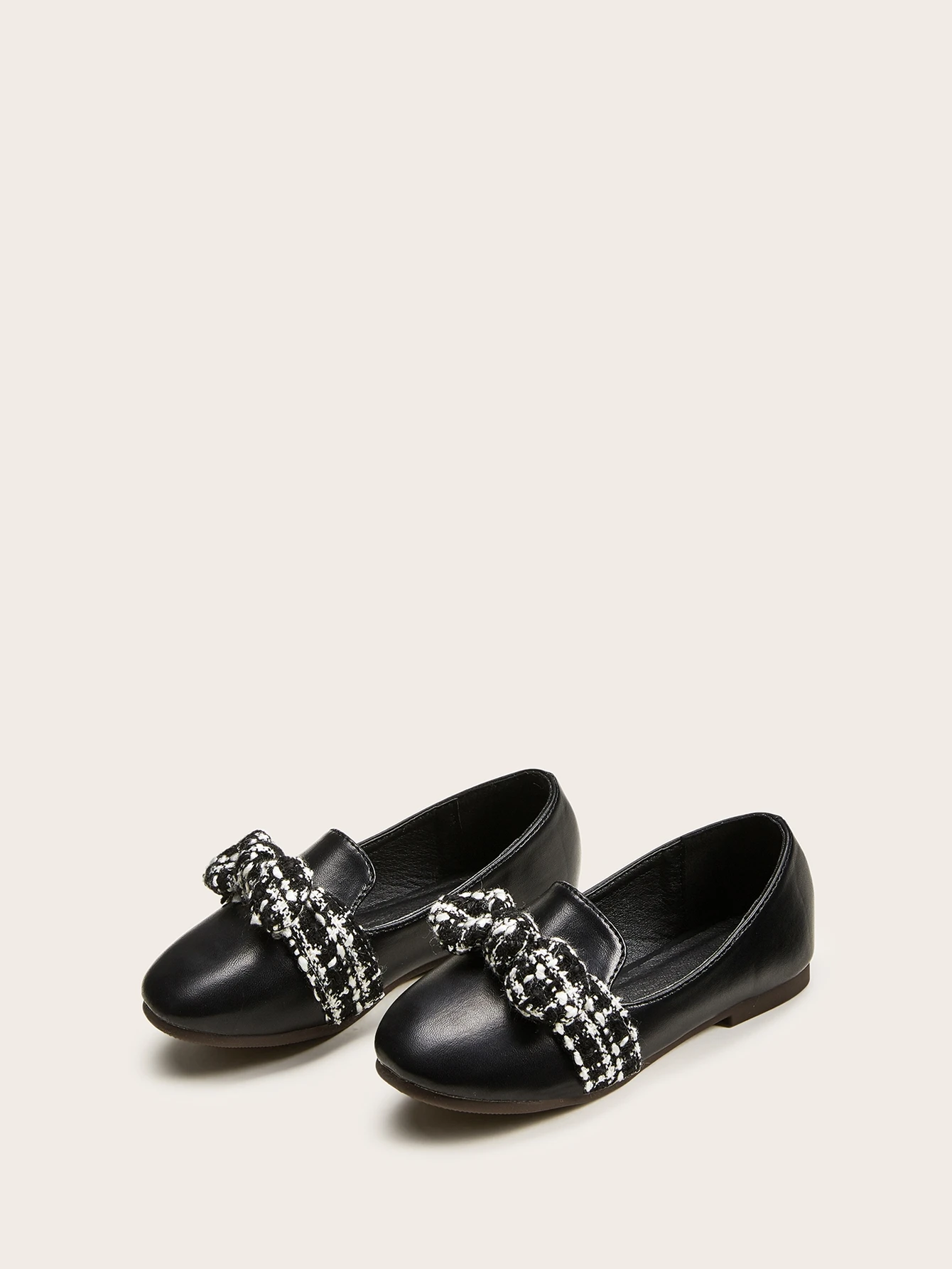 bow flat loafers