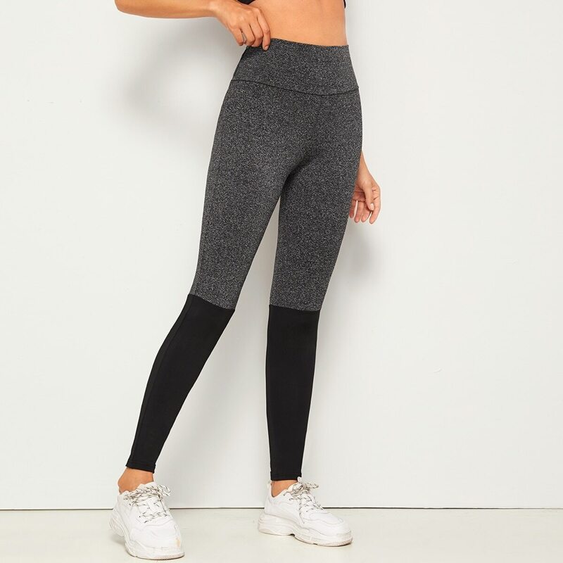 

Two Tone Space Dye Skinny Leggings, Multicolor