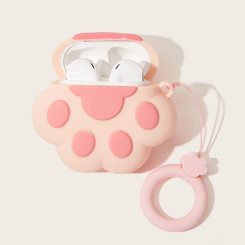 

Flower Design Airpods Box Protector, Pink