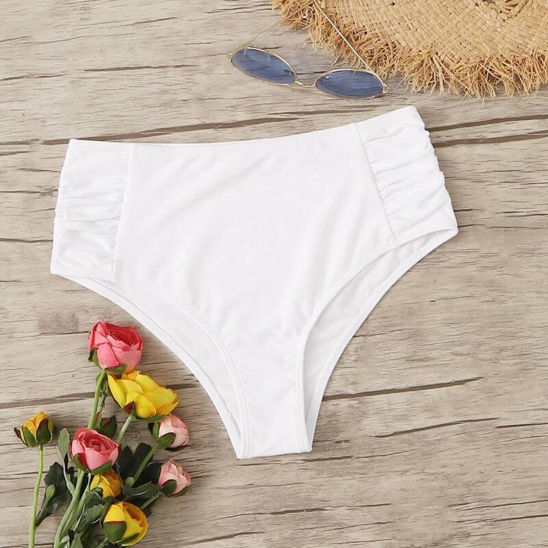 

High Waist Bikini Panty, White