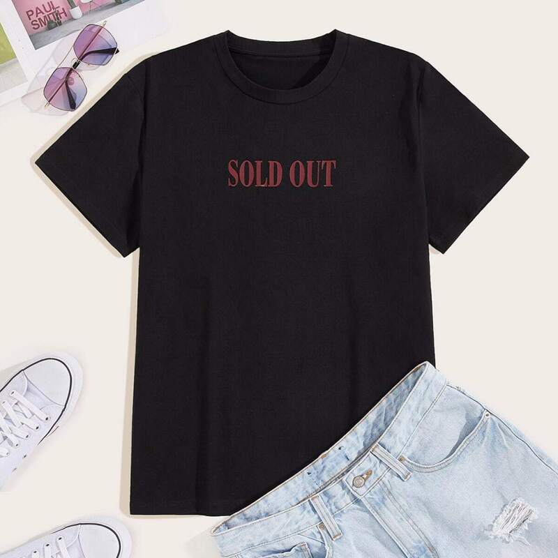 

Guys Letter Graphic Tee, Black