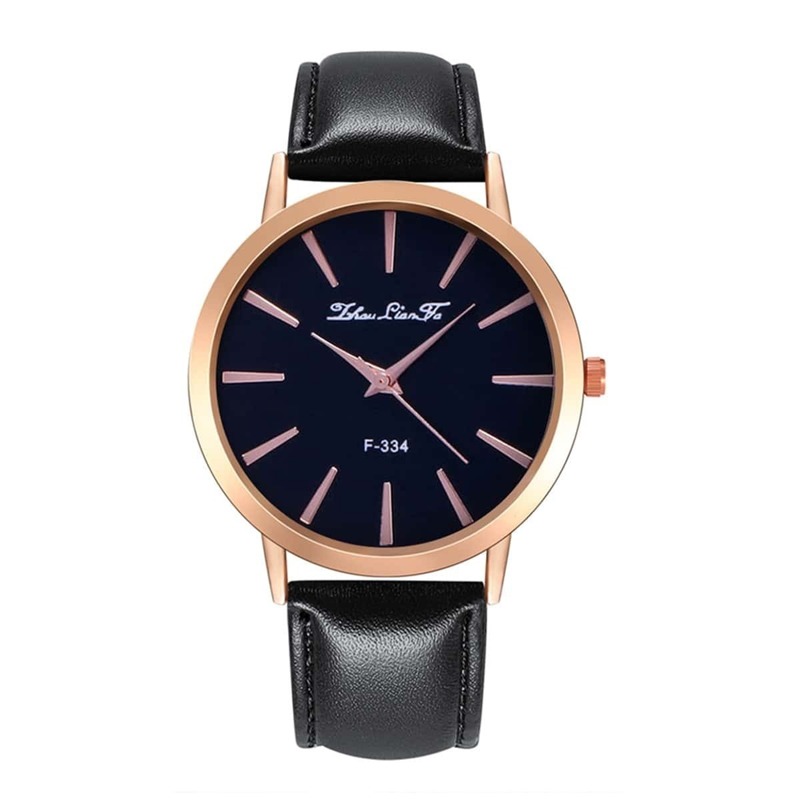 

PU Strap Round Dial Quartz Watch