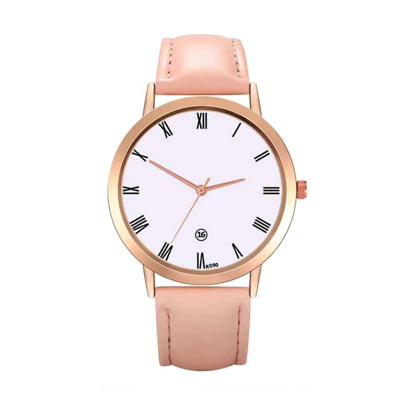 

PU Strap Roman Numeral Display Quartz Watch