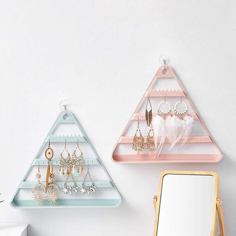 

Triangle Shaped Jewelry Storage Rack 1pc, Multicolor