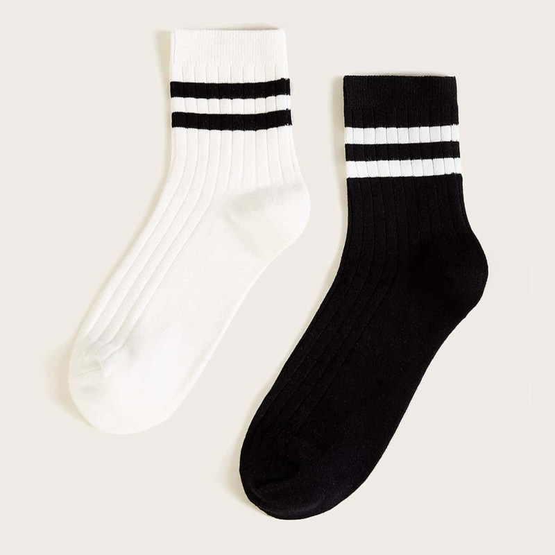 

Guys Two Tone Socks 2pairs, Multicolor