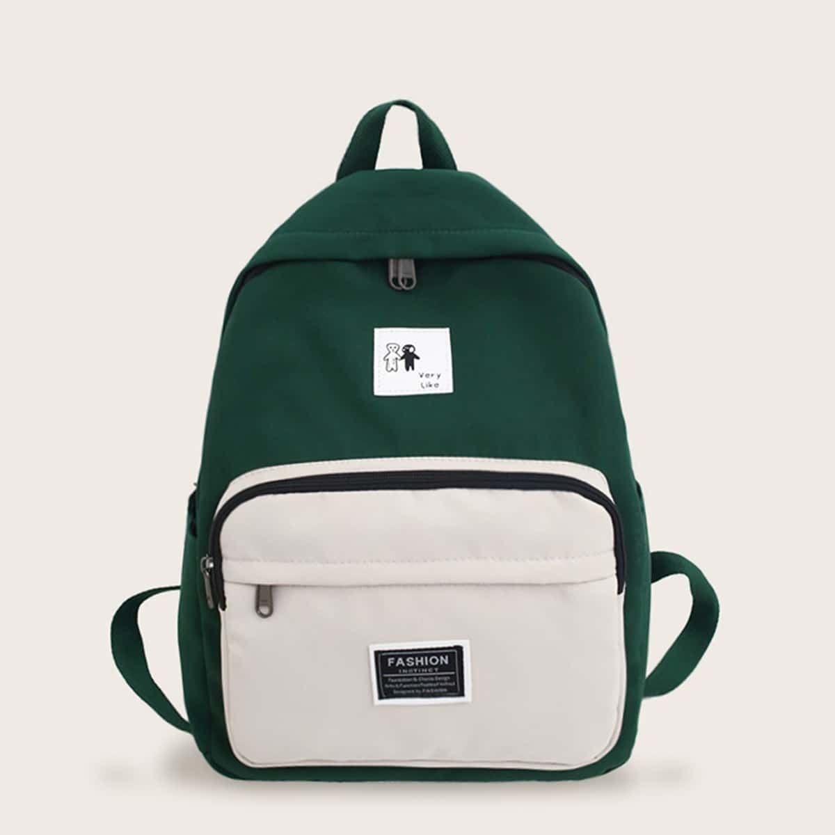 

Pocket Front Oxford Backpack, Green