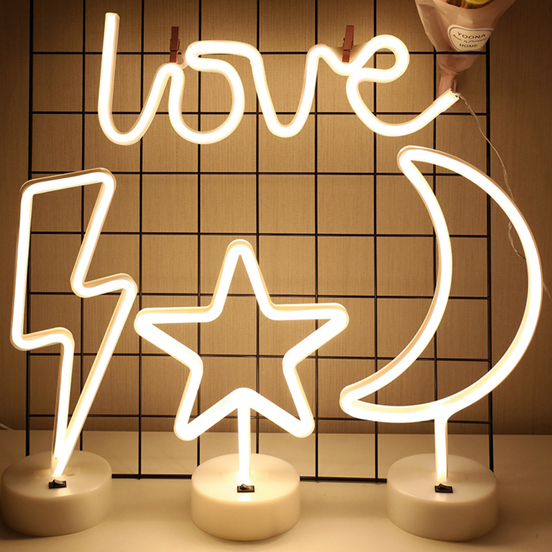 

Creative Moon & Star Night Light 1pc, White