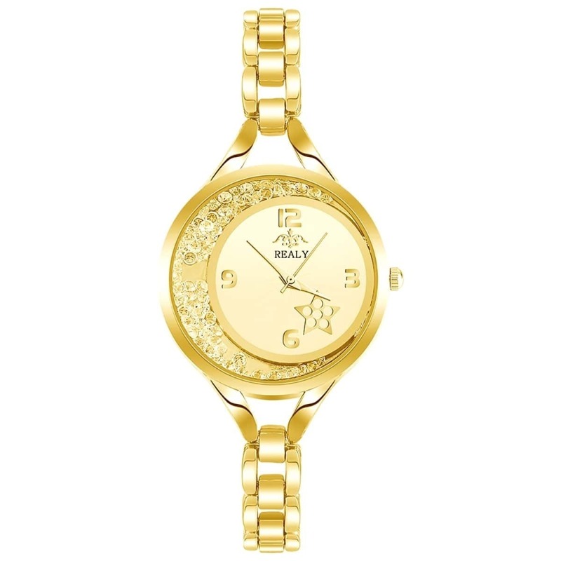 Thin Band Asymmetrical Dial Quicksand Watch